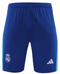 2023-2024 Real Madrid Goalkeeper Blue Thailand Soccer Shorts-418