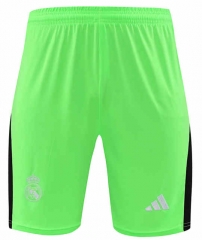 2023-2024 Real Madrid Goalkeeper Fluorescent Green Thailand Soccer Shorts-418