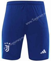 2023-2024 Juventus Goalkeeper Blue Thailand Soccer Shorts-418