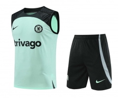 2023-2024 Chelsea Green&Black Thailand Soccer Vest Uniform-418