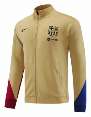 2023-2024 Barcelona Khaki Thailand Soccer Jacket-LH