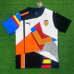 (S-4XL) 2023-2024 Valencia Colorful Thailand Soccer Jersey AAA-403