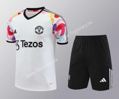 2024-2025 Manchester United White Thailand Soccer Uniform-418