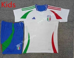 2023-2024 Italy Away White Kids/Youth Soccer Uniform-709