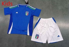 2024-2025 Italy Home Blue Kids/Youth Soccer Uniform-8679