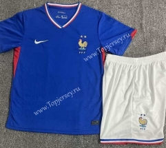 2024-2025 France Home Blue Soccer Uniform-709