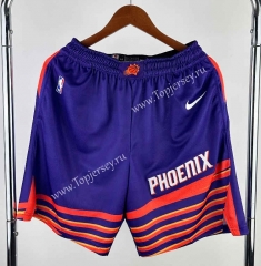 2024 City Edition Phoenix Suns Purple NBA Shorts-311