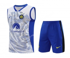 2024-2025 Inter Milan White Thailand Soccer Vest Uniform-418