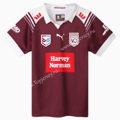 2024 Maru Away Red Thailand Rugby Jersey
