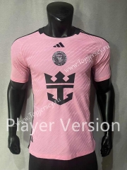 Player Version 2024-2025 Inter Miami CF Home Pink Thailand Soccer Jersey AAA-4691