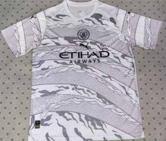 2024-2025 Dragon Special Version Manchester City White Thailand Soccer Jersey AAA-0287