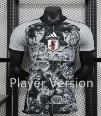 Player Version 2023-2024 Anime Version Japan Black Thailand Soccer Jersey AAA-888