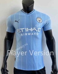 Player Version 2024-2025 Manchester City Blue Thailand Soccer Jersey AAA
