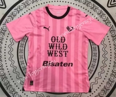 2023-2024 US Città di Palermo Home Pink Thailand Soccer Jersey AAA-417
