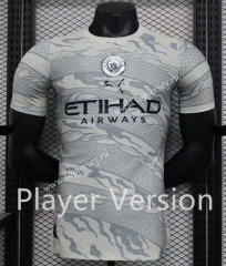 Player Version 2024-2025 Dragon Special Version Manchester City White Thailand Soccer Jersey AAA-888