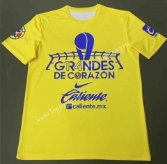 2023-2024 Champions Version Club America Yellow Thailand Soccer Jersey AAA