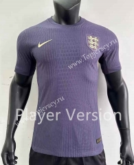 Player Version 2024-2025 England Dark Purple Thailand Soccer Jersey AAA