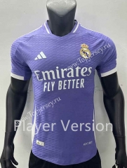 Player Version 2024-2025 Real Madrid Purple Thailand Soccer Jersey AAA
