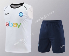 2024-2025 Napoli White Thailand Soccer Vest Uniform-418