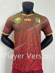 Player Version 2024-2025 Special Version Cameroon Red&Green Thailand Soccer Jersey AAA-2016