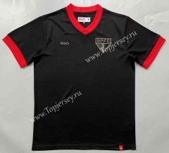 (S-4XL) 2023-2024 Special Version Sao Paulo Futebol Clube Black Thailand Soccer Jersey AAA-908
