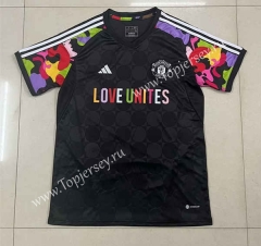 2023-2024 Joint Version Manchester United Black Thailand Soccer Jersey AAA-305