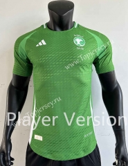 Player Version 2024-2025 Saudi Arabia Home Green Thailand Soccer Jersey AAA