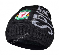 Liverpool Black Fleece Cap