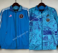 2024-2025 Inter Miami CF Blue Double-Sided Wear Thailand Trench Coats-0255