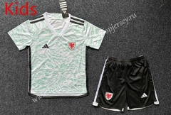 2024-2025 Wales Green&White Kids/Youth Soccer Uniform-5526