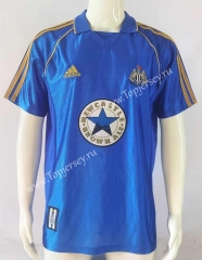 Retro Version 98-99 Newcastle United Away Blue Thailand Soccer Jersey AAA-503