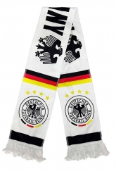 Germany White Soocer Scarf