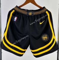 2024 City Version Golden State Warriors Black NBA Shorts-311