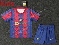 2024-2025 Barcelona Red&Blue Kid/Youth Soccer Uniform-GB