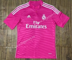 Retro Version 14-15 Real Madrid Away Pink Thailand Soccer Jersey AAA-SL