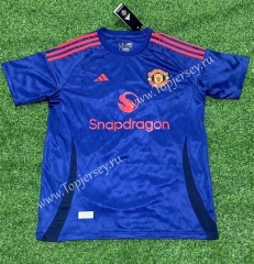 2024-2025 Manchester United Blue Thailand Soccer Jersey AAA-0287