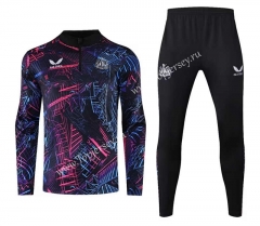2023-2024 Newcastle United Camouflage Blue Thailand Soccer Tracksuit-HR