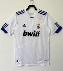Retro Version 10-11 Real Madrid Home White Thailand Soccer Jersey AAA-811