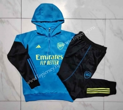2023-2024 Arsenal Laker Blue Thailand Soccer Tracksuit With Hat-815