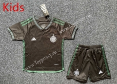 2023-2024 Celtic Away Black Kids/Youth Soccer Unifrom-GB