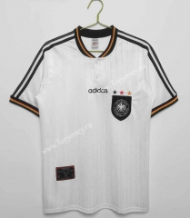 Retro Edition 1996 Germany Home White Thailand Soccer Jersey AAA-C1046