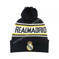 Real Madrid Black Knit Cap