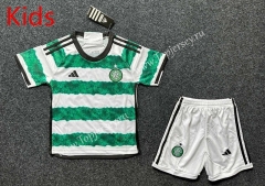 2023-2024 Celtic Home White&Green Kids/Youth Soccer Unifrom-GB