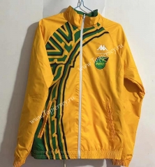 (S-3XL) 2024-2025 Jamaica Yellow&Green Double-Sided Wear Thailand Trench Coats-0255