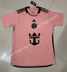 (S-4XL) 2024-2025 Inter Miami CF Home Pink Thailand Soccer Jersey AAA-818