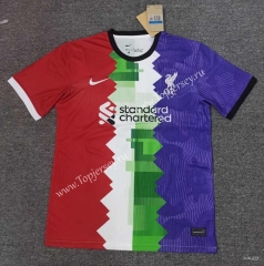2023-2024 Special Version Liverpool Red&White&Purple Thailand Soccer Jersey AAA-5378