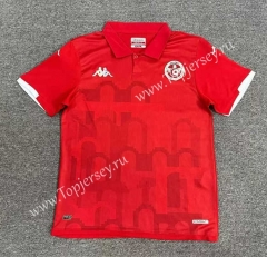2024-2025 Tunisia Home Red Thailand Soccer Jersey AAA-512