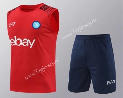 2024-2025 Napoli Red Thailand Soccer Vest Uniform-418