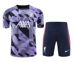 2023-2024 Liverpool Purple Thailand Soccer Uniform-418
