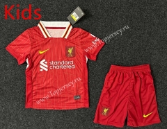 2024-2025 Liverpool Home Red Kids/Youth Soccer Uniform-GB
